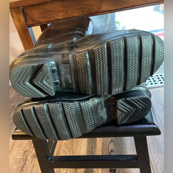 Hunter Tall Gloss Black Rain Boots - Picture 4 of 10